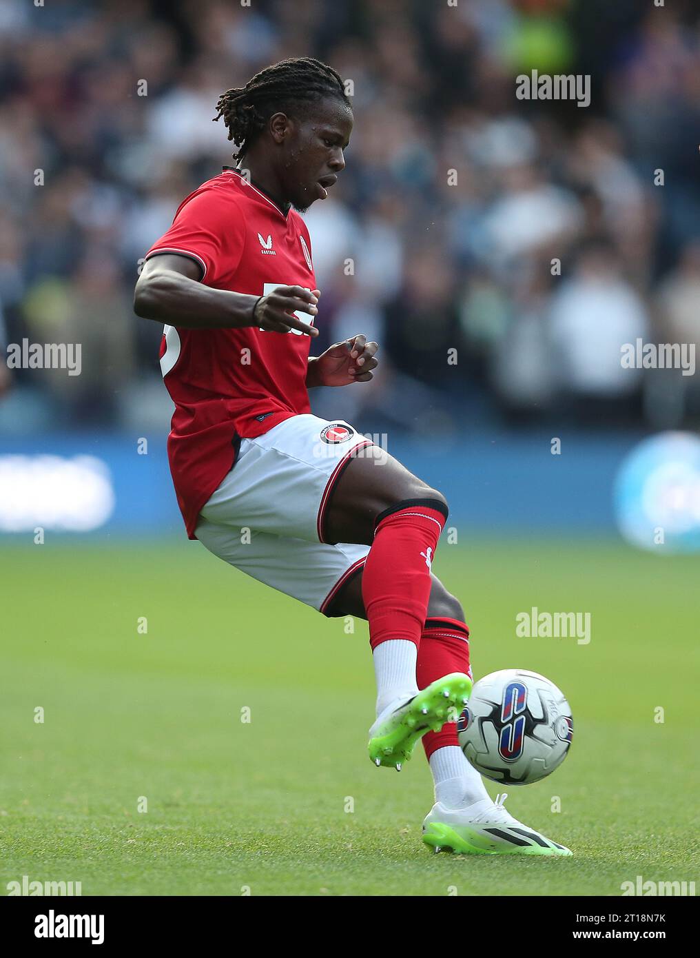 Karoy Anderson of Charlton Athletic. - Millwall v Charlton Athletic, Pre Season Friendly, The New Den Stadium, London, UK - 25th July 2023. Editorial Use Only - DataCo restrictions apply Stock Photo