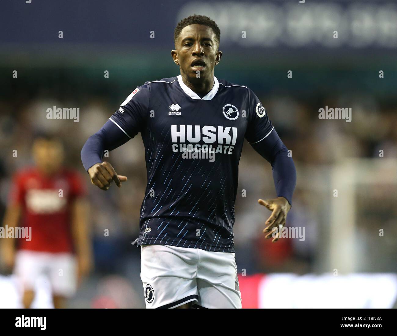 Wes Harding Soccer friendly millwall v charlton athletic the new den hi-res stock ...