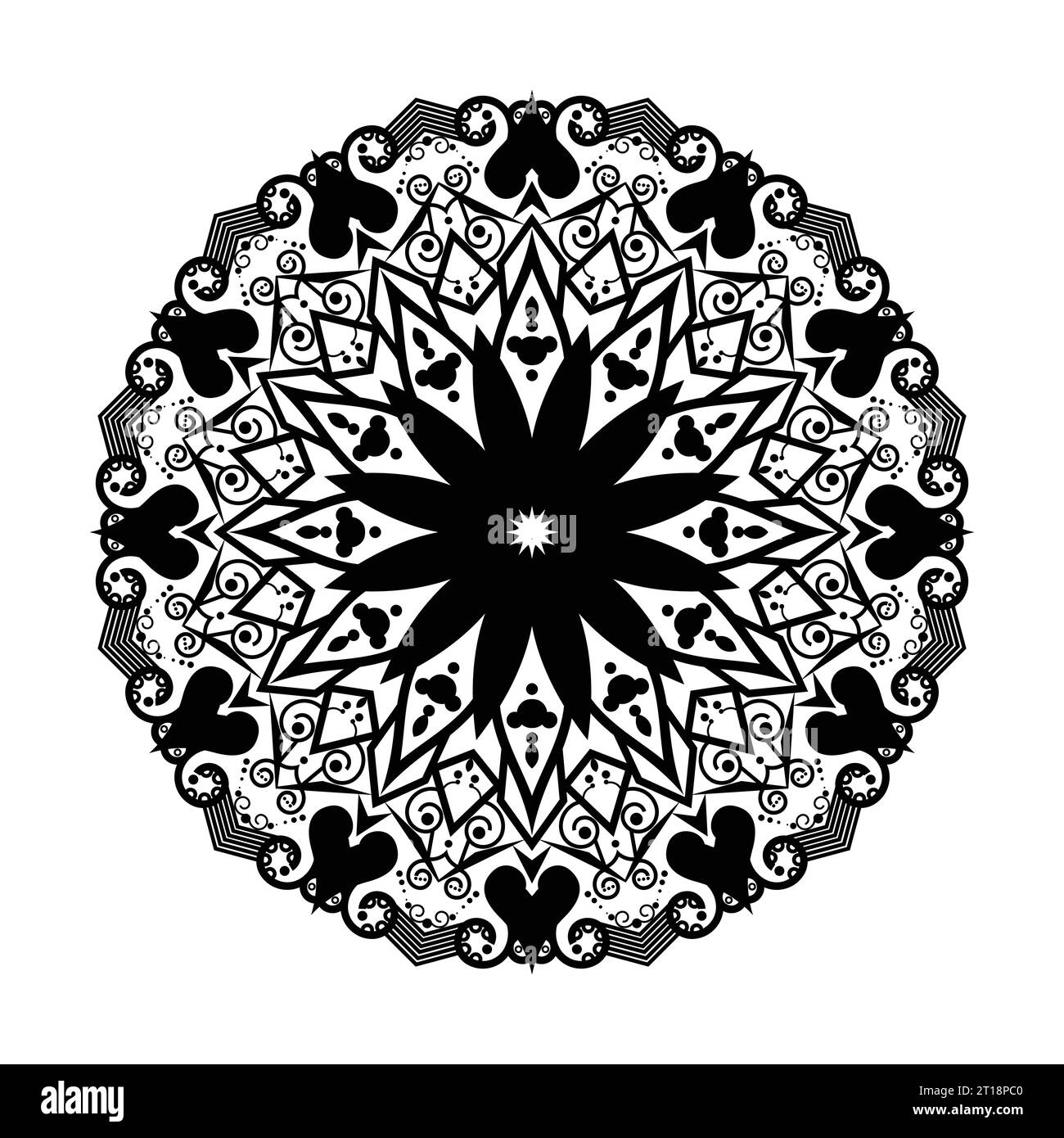 abstract luxury new hand-drawn lotus flower mandala art style with ...