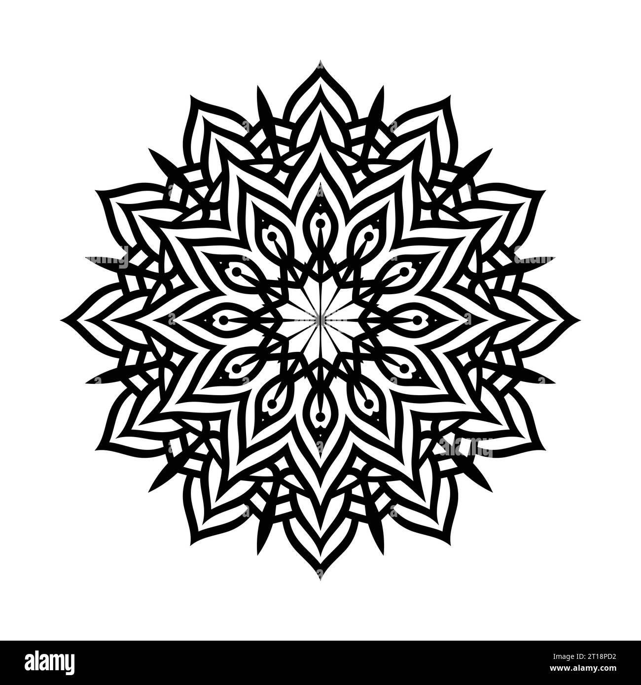 abstract luxury new hand-drawn lotus flower mandala art style with ...