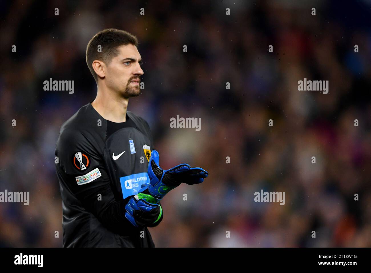 Cican Stankovic of AEK Athens - Brighton & Hove Albion v AEK Athens ...