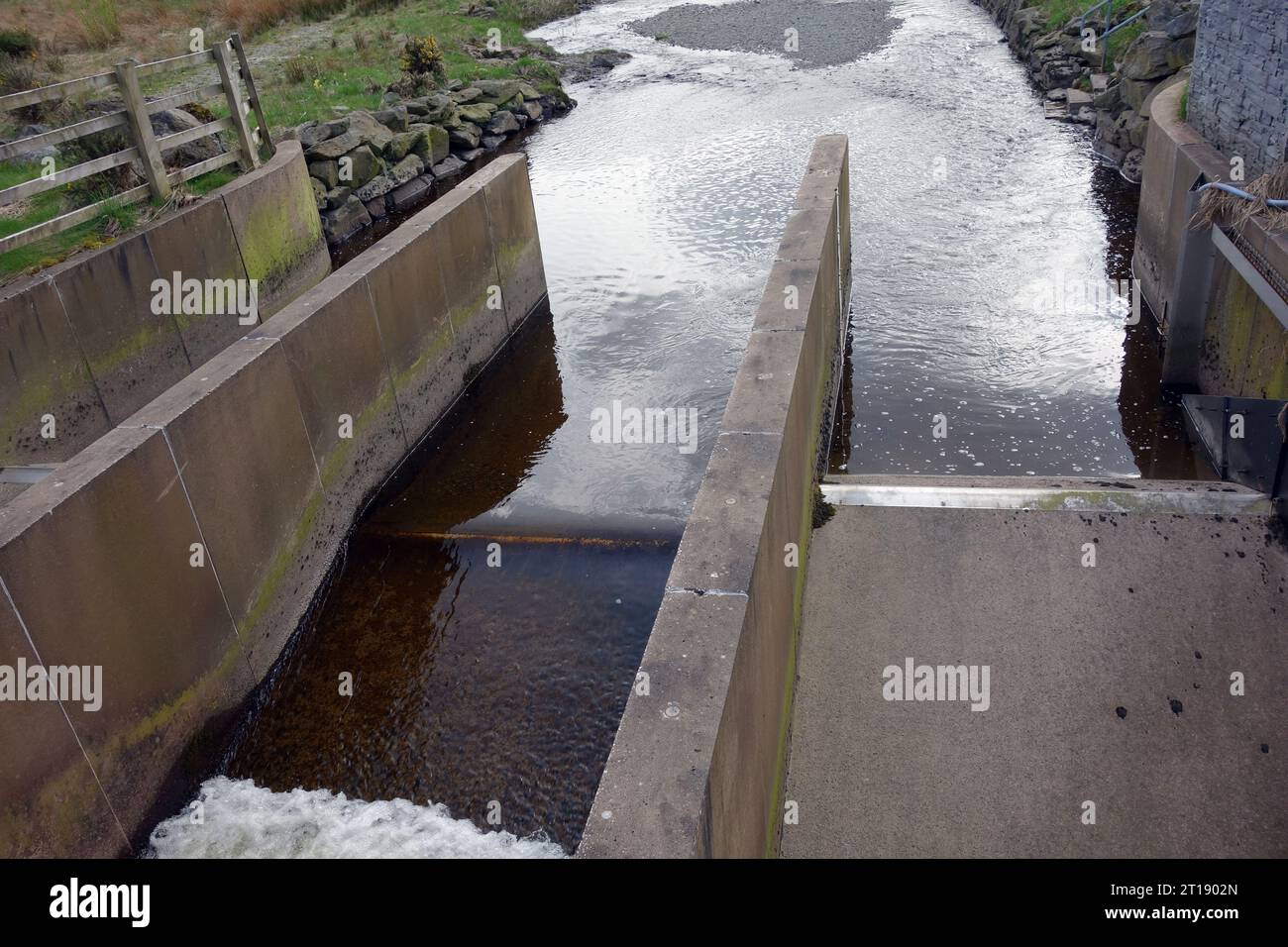 The Concrete Elver Pass/ Eel Pass (Anguilliformes) on Swindale Beck in the Swindale Valley, Lake