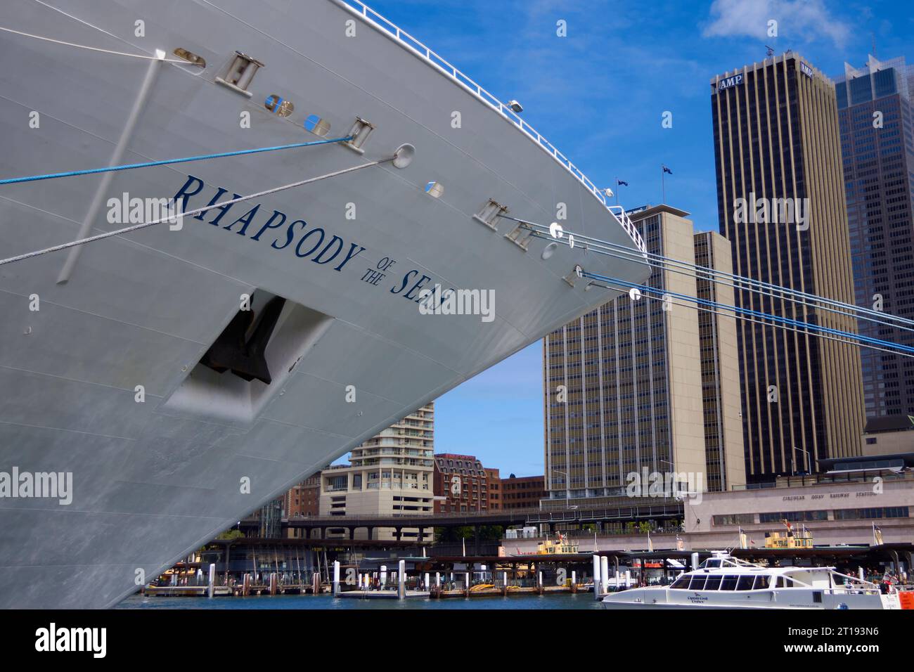 Royal Caribbean Lines Rhapsody Of The Seas In Harbour Hi res Stock royal-caribbean-lines-rhapsody-of-the-seas-in-harbour-hi-res-stock