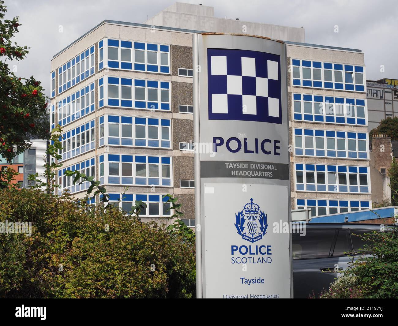 DUNDEE, UK SEPTEMBER 12, 2023 Police Scotland Tayside divisional