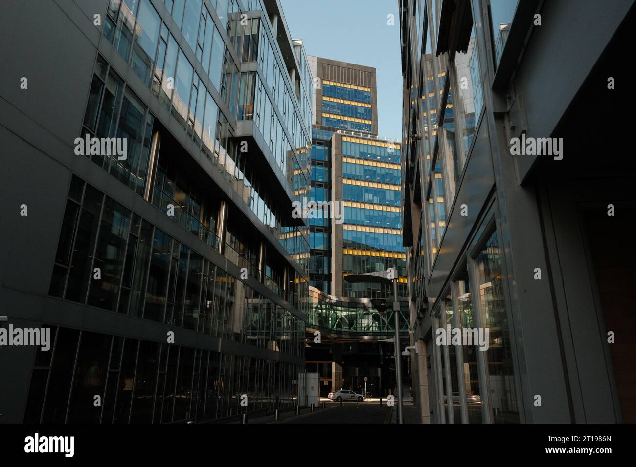 DUBLIN,IRELAND,October 12 2023: The EU headquarters of Google on Barrow Street Stock Photo