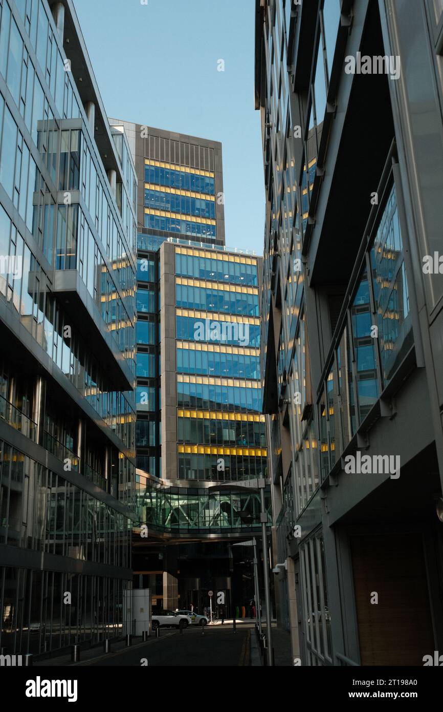 DUBLIN,IRELAND,October 12 2023: The EU headquarters of Google on Barrow Street Stock Photo