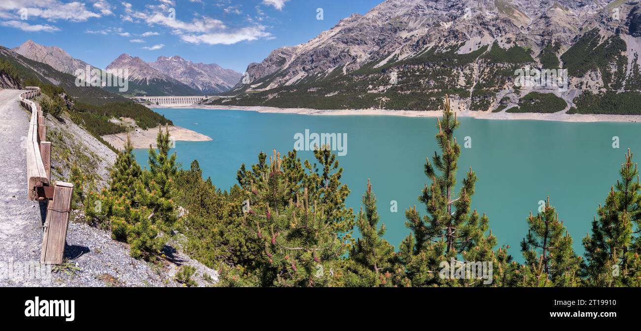 Lake Cancano and the upper San lake, Stelvio National Park
