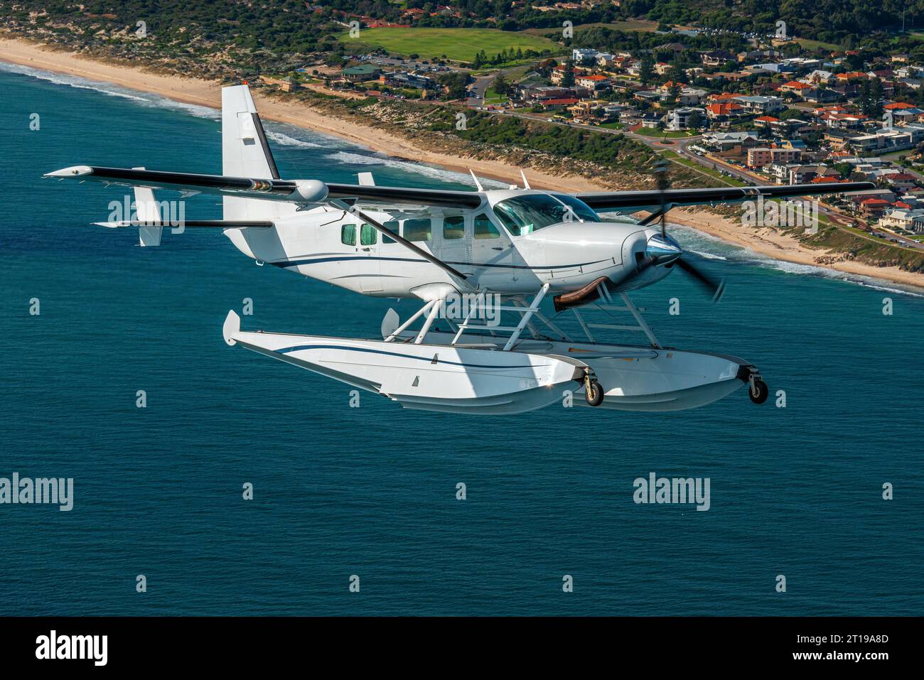 Cessna 208 Caravan with floats photographed airtoair Stock Photo Alamy