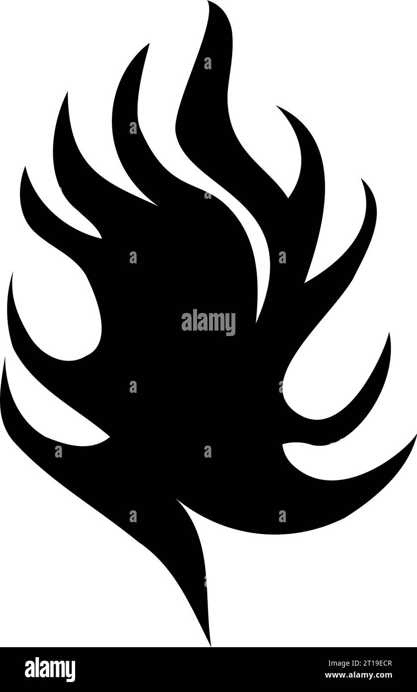 A set of pictograms depicts icons related to the theme of fire. The ...