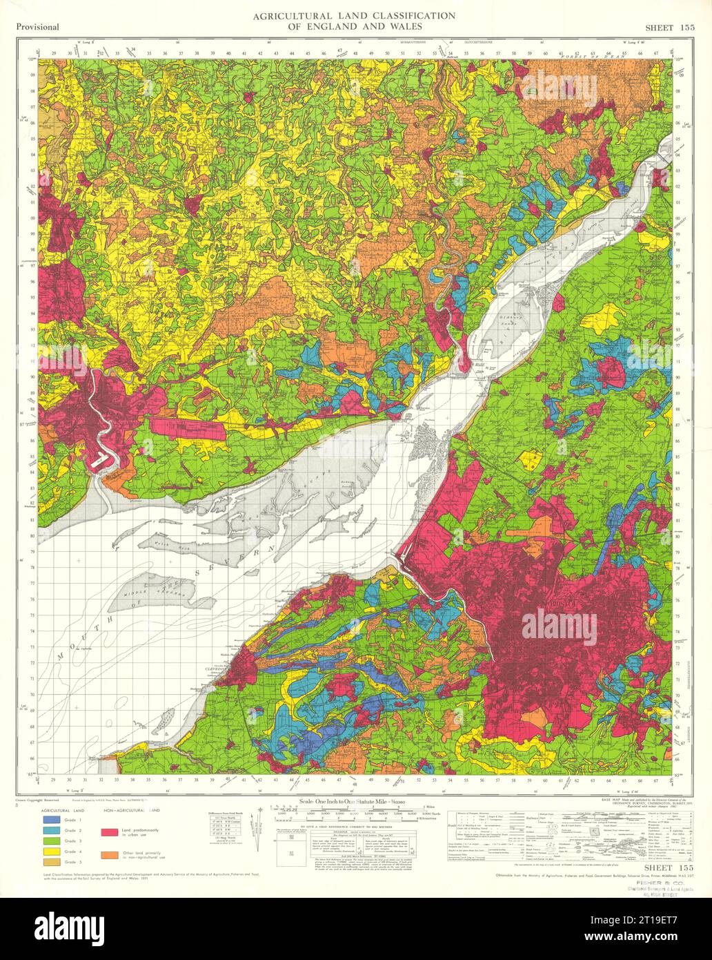 Agricultural Land Classification 155 Bristol Avon & Wye Valleys Newport