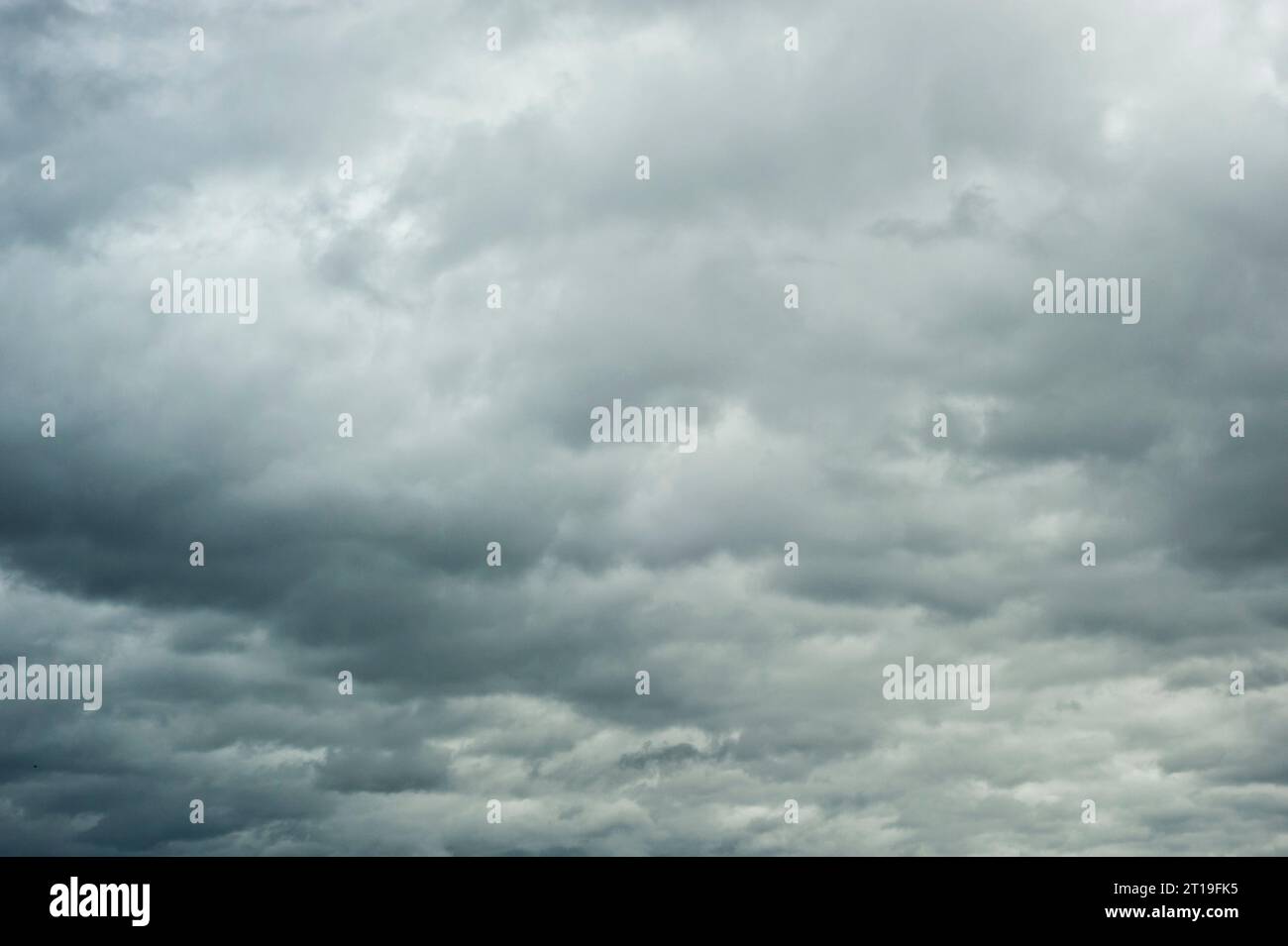 dramatic cloudy stormy sky Stock Photo