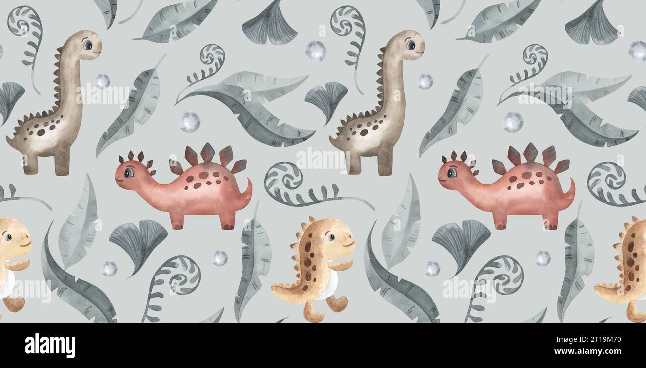 Dino pattern hi-res stock photography and images - Alamy