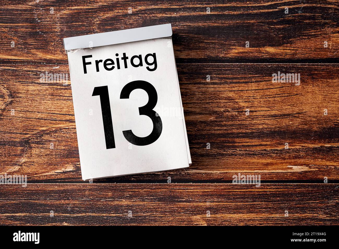  12 October 2023: Friday the thirteenth, unlucky day symbol image Bildidee 