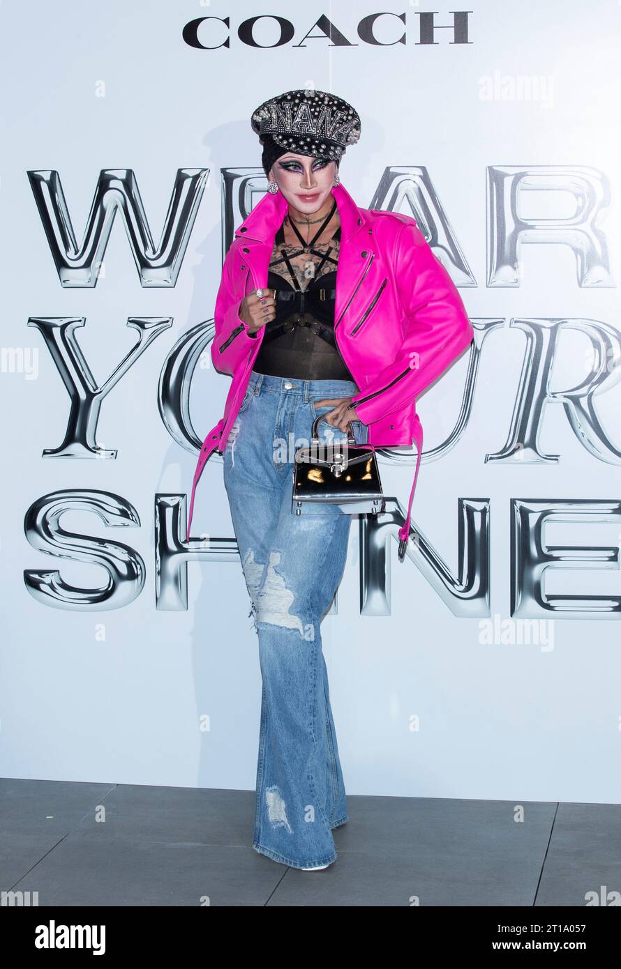 Seoul, South Korea. 12th Oct, 2023. South Korean drag queen Nana