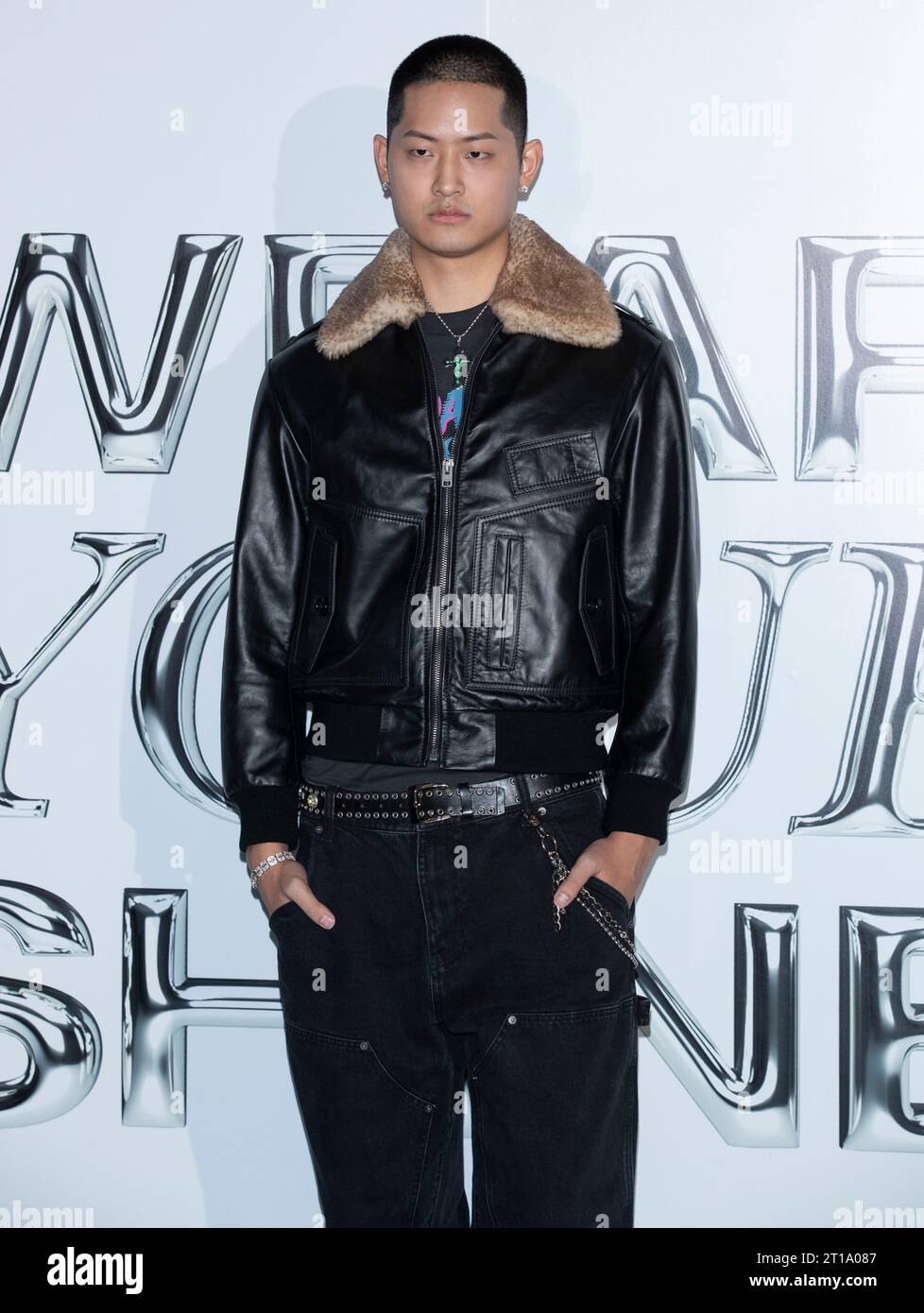 Seoul, South Korea. 12th Oct, 2023. South Korean rapper Blase, attends ...