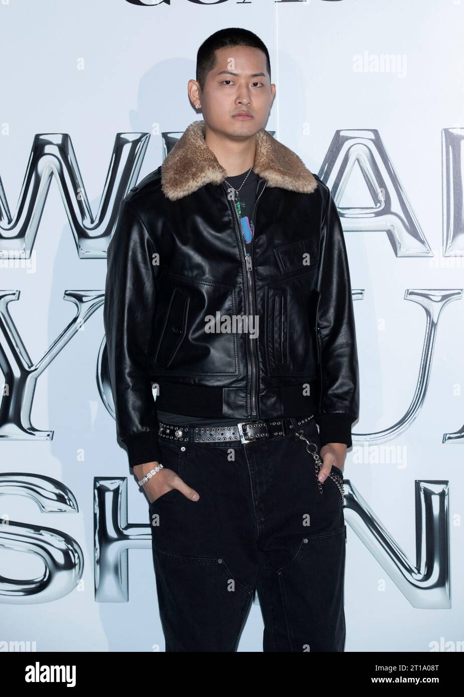 Seoul, South Korea. 12th Oct, 2023. South Korean rapper Blase, attends ...