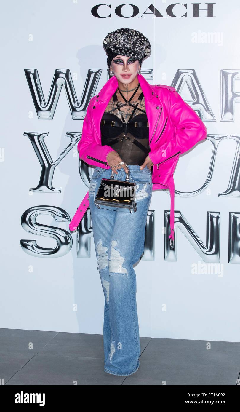 Seoul, South Korea. 12th Oct, 2023. South Korean drag queen Nana