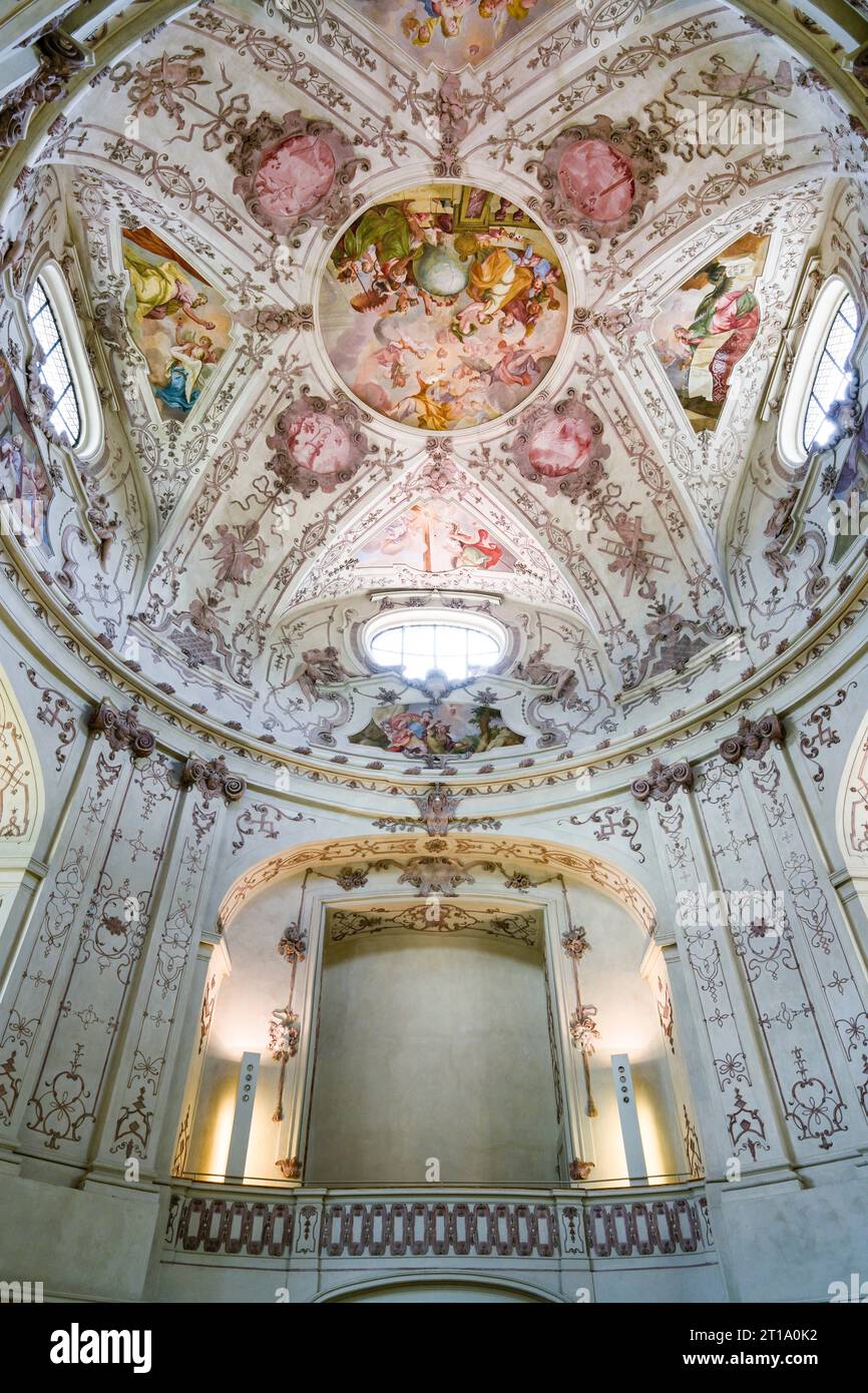 Deckengemälde, Kuppel, Klosterkirche Notre Dame du Sacre Coeur