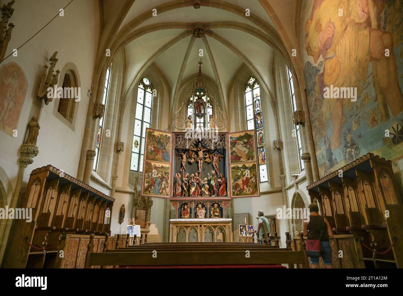 Herrgottskirche creglingen hi-res stock photography and