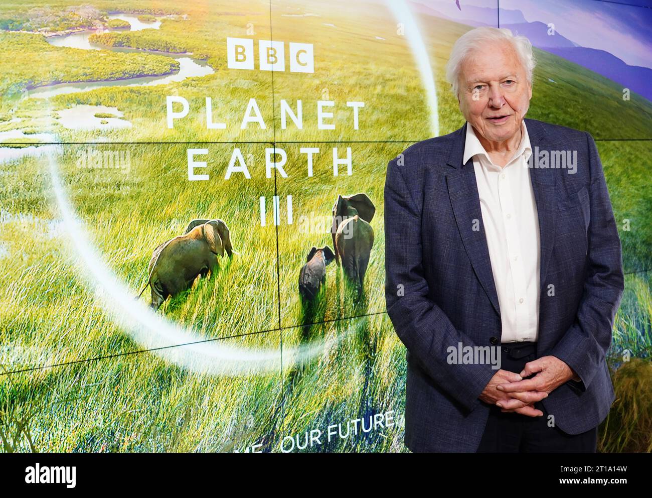 Thursday Planet Sir David Attenborough arrives for the global launch of BBC Studio's ...