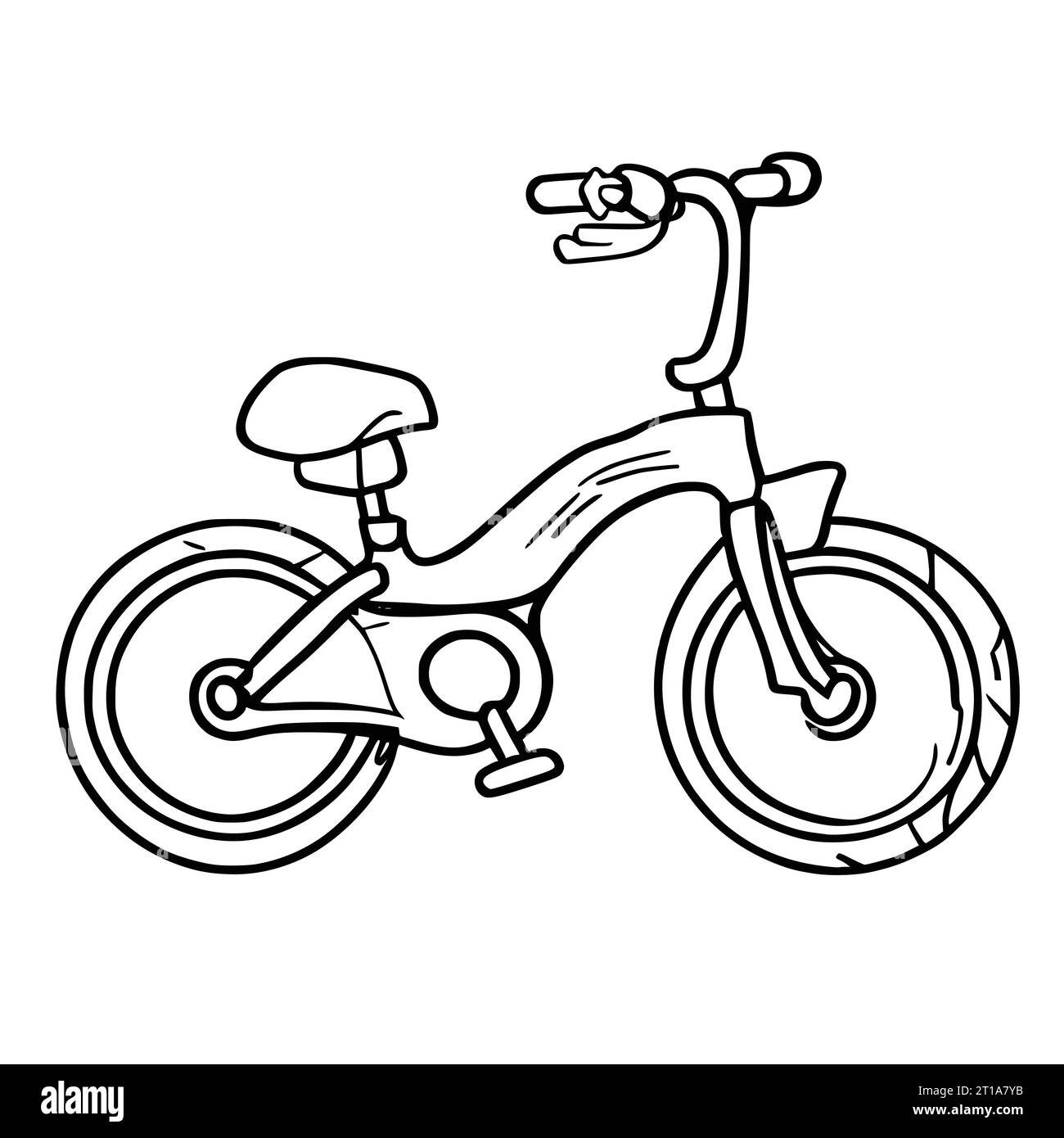 Ride a bike coloring pages Stock Vector Images Alamy