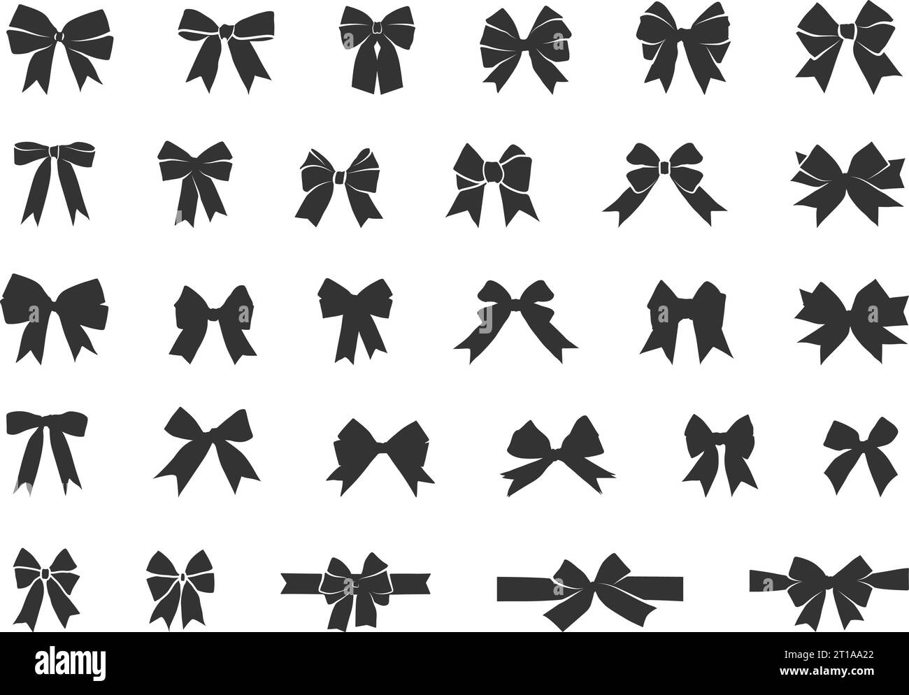 Hair ribbon bow bows Cut Out Stock Images & Pictures - Alamy