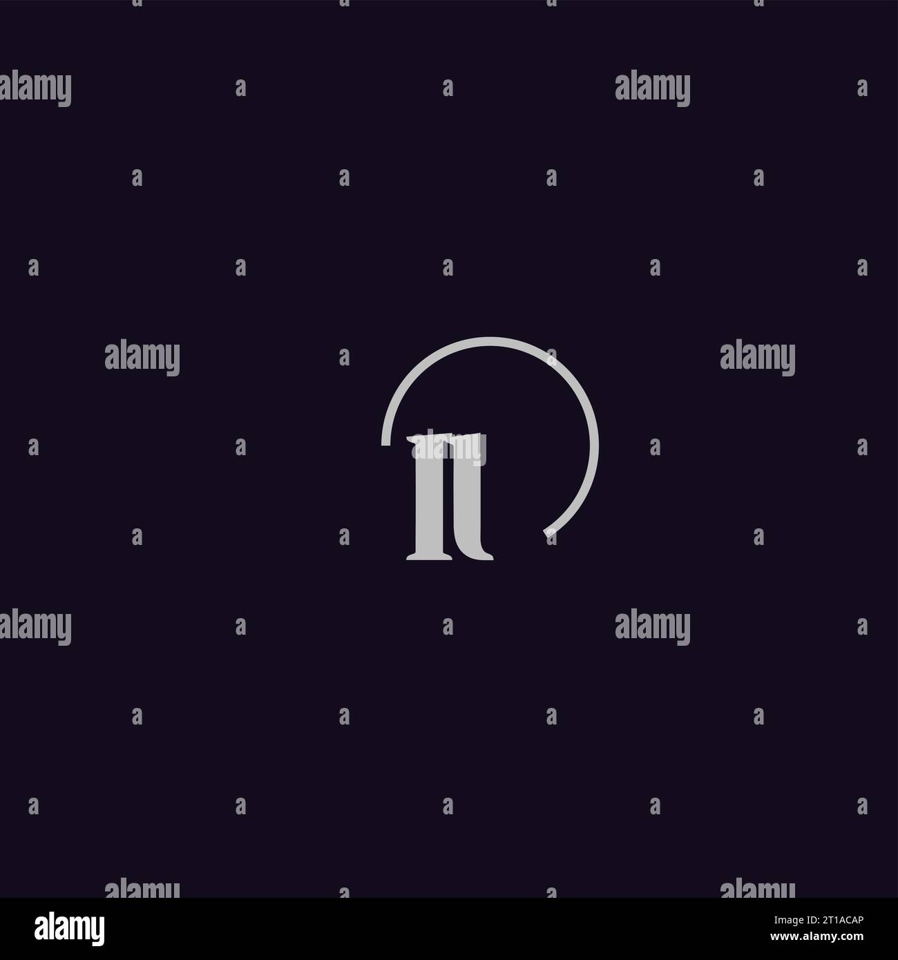 IL initials logo monogram design ideas Stock Vector