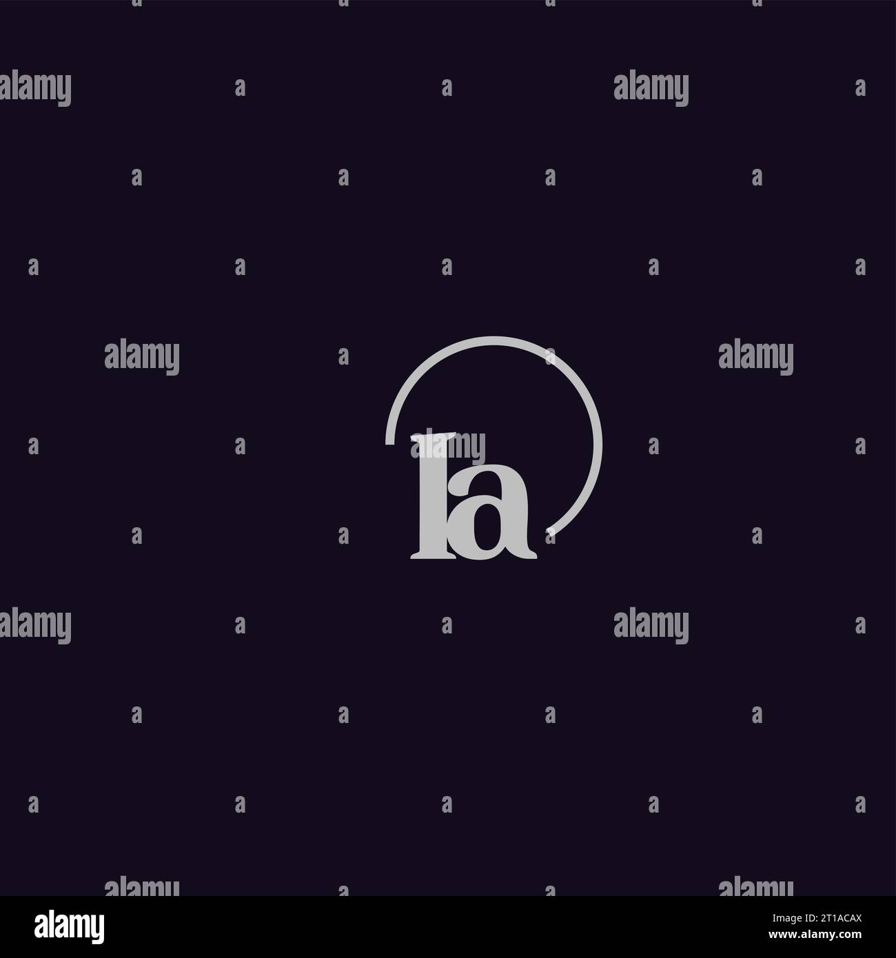 IA initials logo monogram design ideas Stock Vector