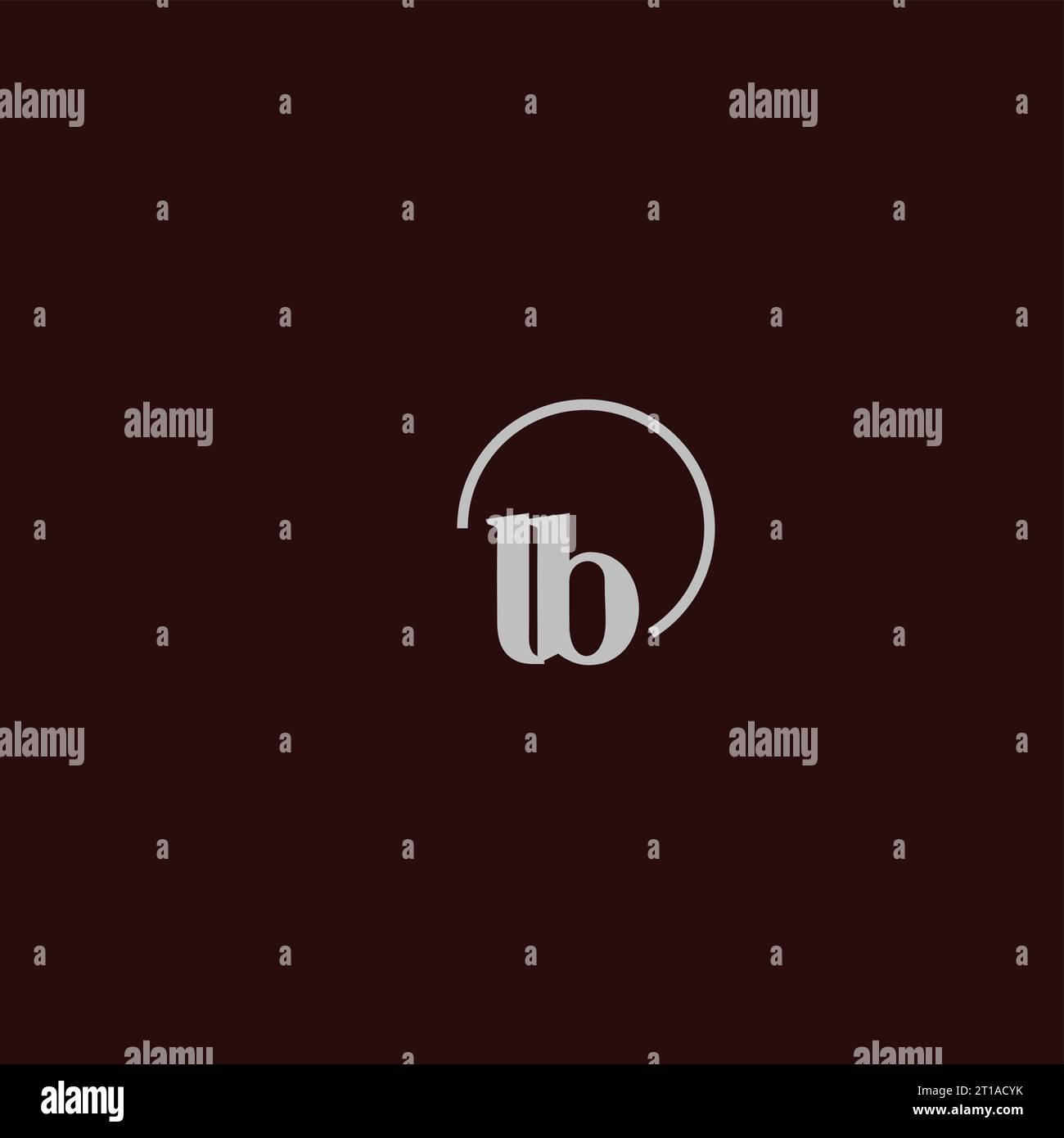 LB initials logo monogram design ideas Stock Vector