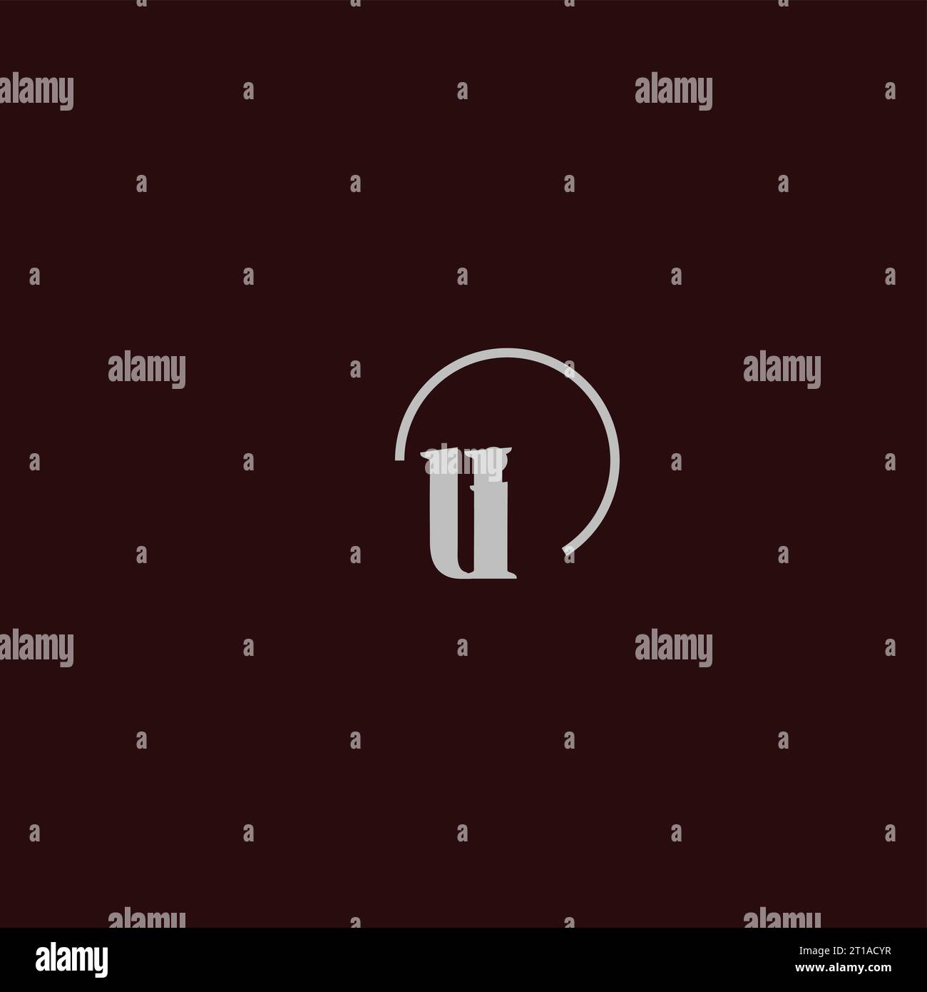 LI initials logo monogram design ideas Stock Vector