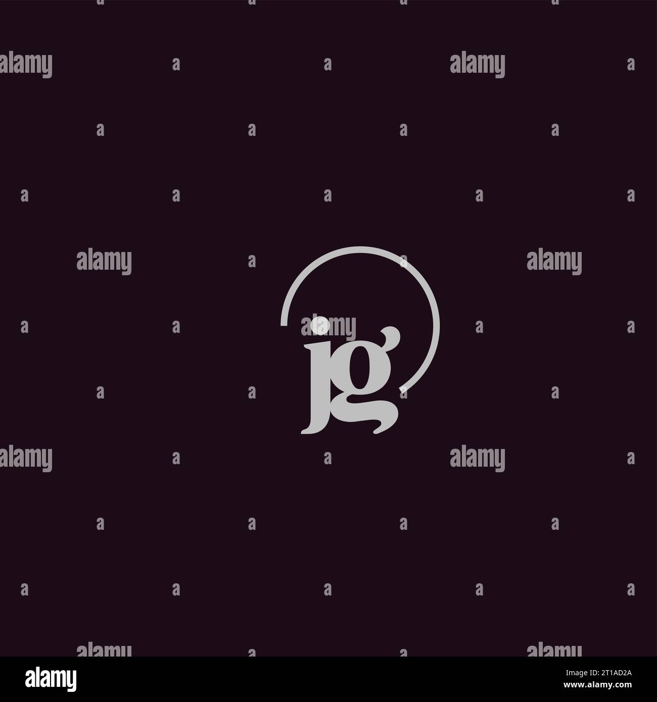 JG initials logo monogram design ideas Stock Vector Image & Art Alamy