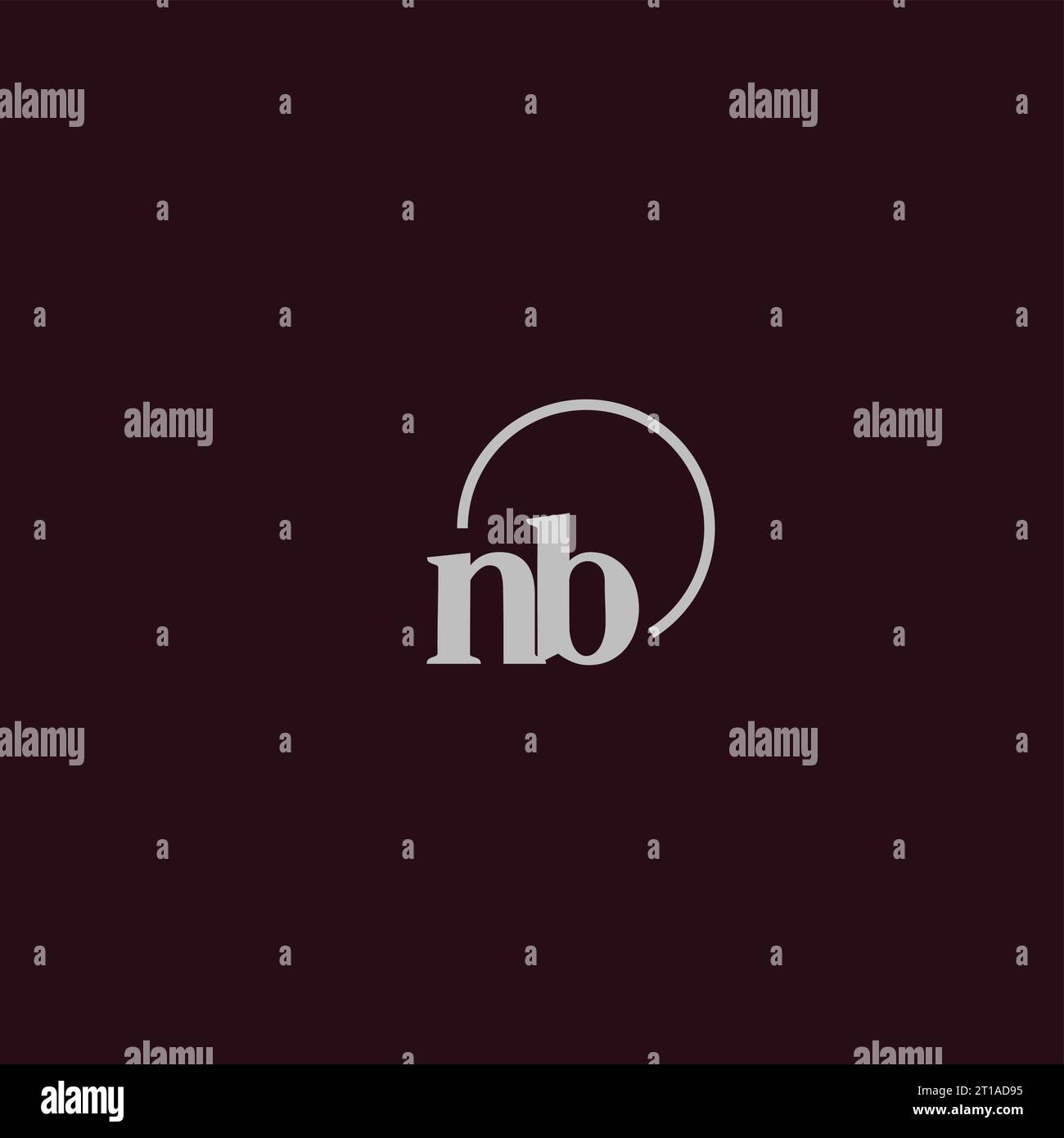 NB initials logo monogram design ideas Stock Vector Image & Art Alamy