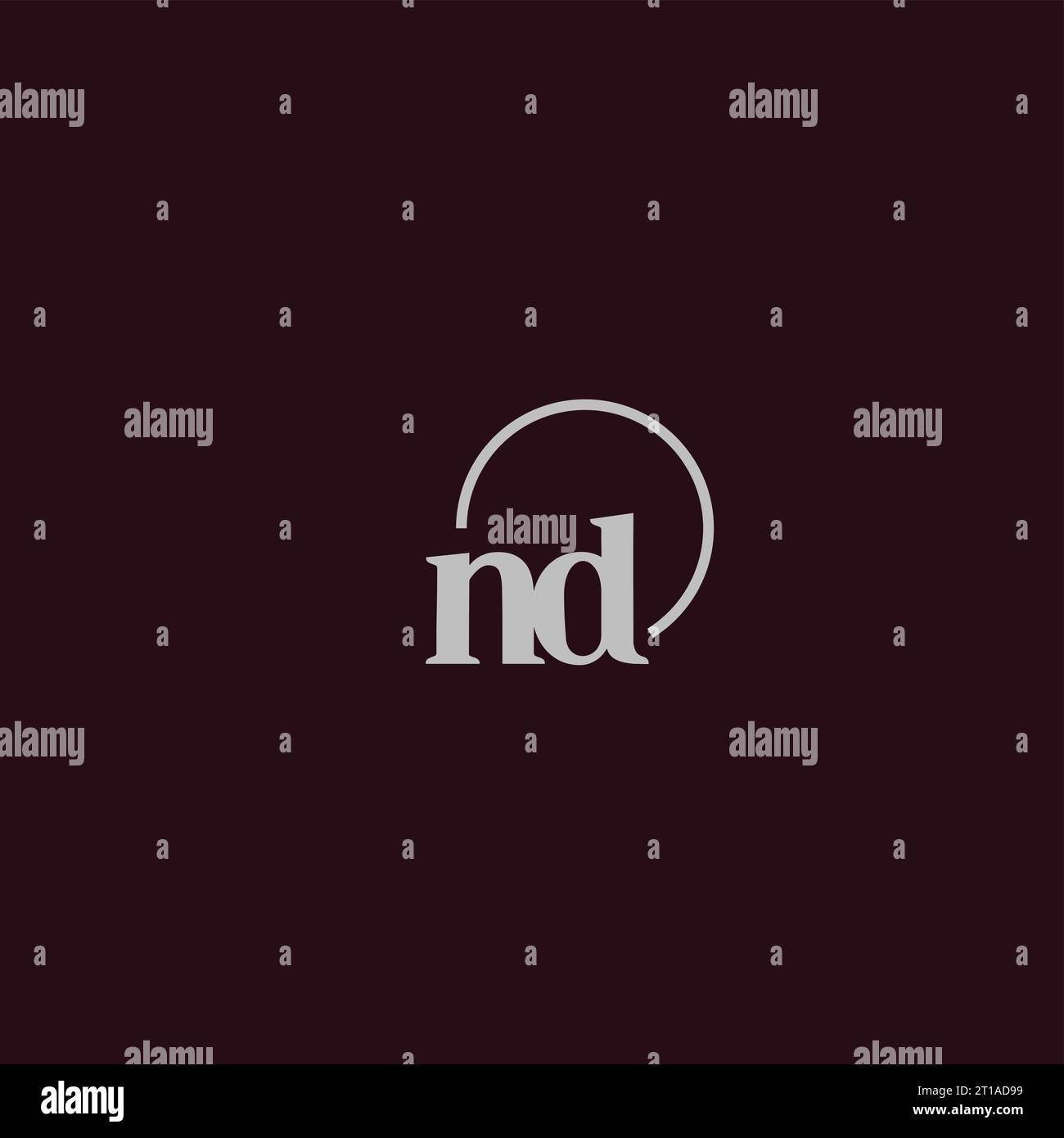 ND initials logo monogram design ideas Stock Vector Image & Art Alamy