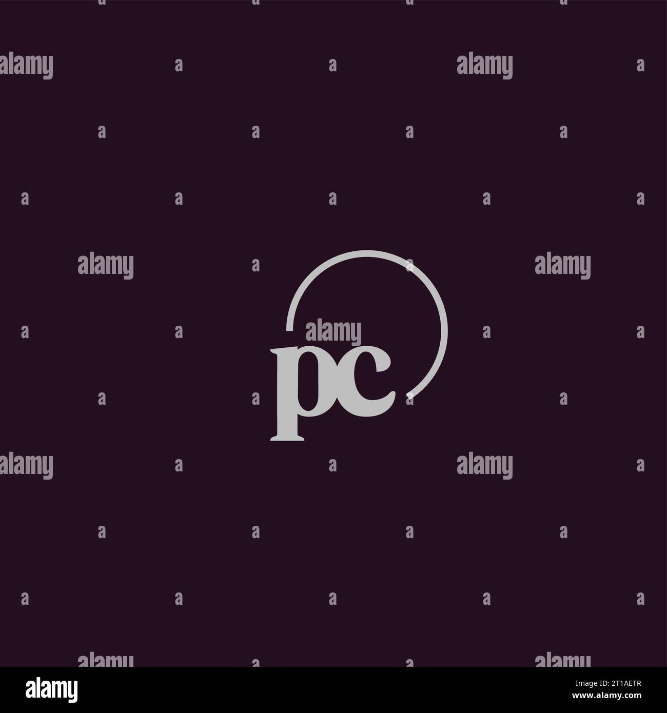 PC initials logo monogram design ideas Stock Vector Image & Art Alamy