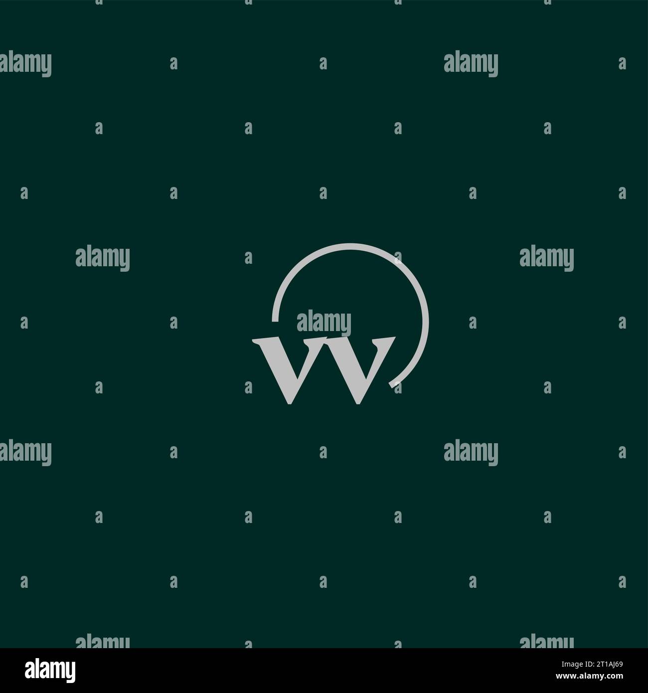 VV initials logo monogram design ideas Stock Vector