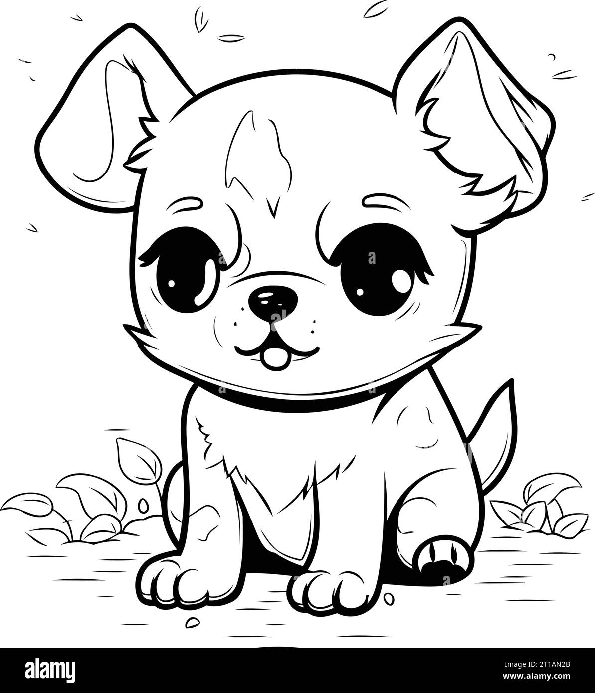 Coloring Pages. Cat And Chihuahua Dog In Funny Accessories. Line Art Design  For Adult Colouring Book With Doodle And Elements. Vector Illustration.  Royalty Free SVG, Cliparts, Vectors, and Stock Illustration. Image  150142548.