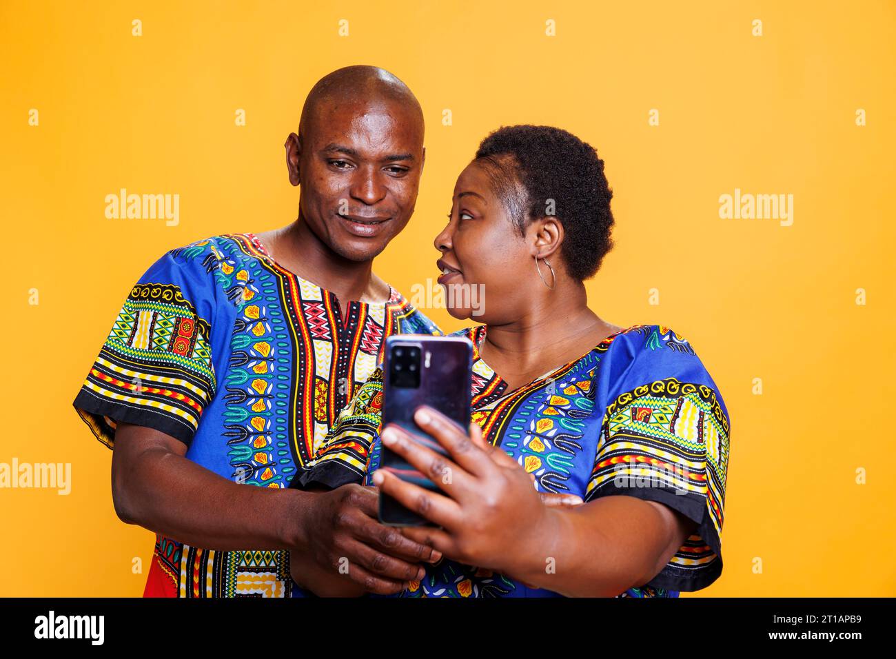 African american wife husband making hi-res stock photography and ...