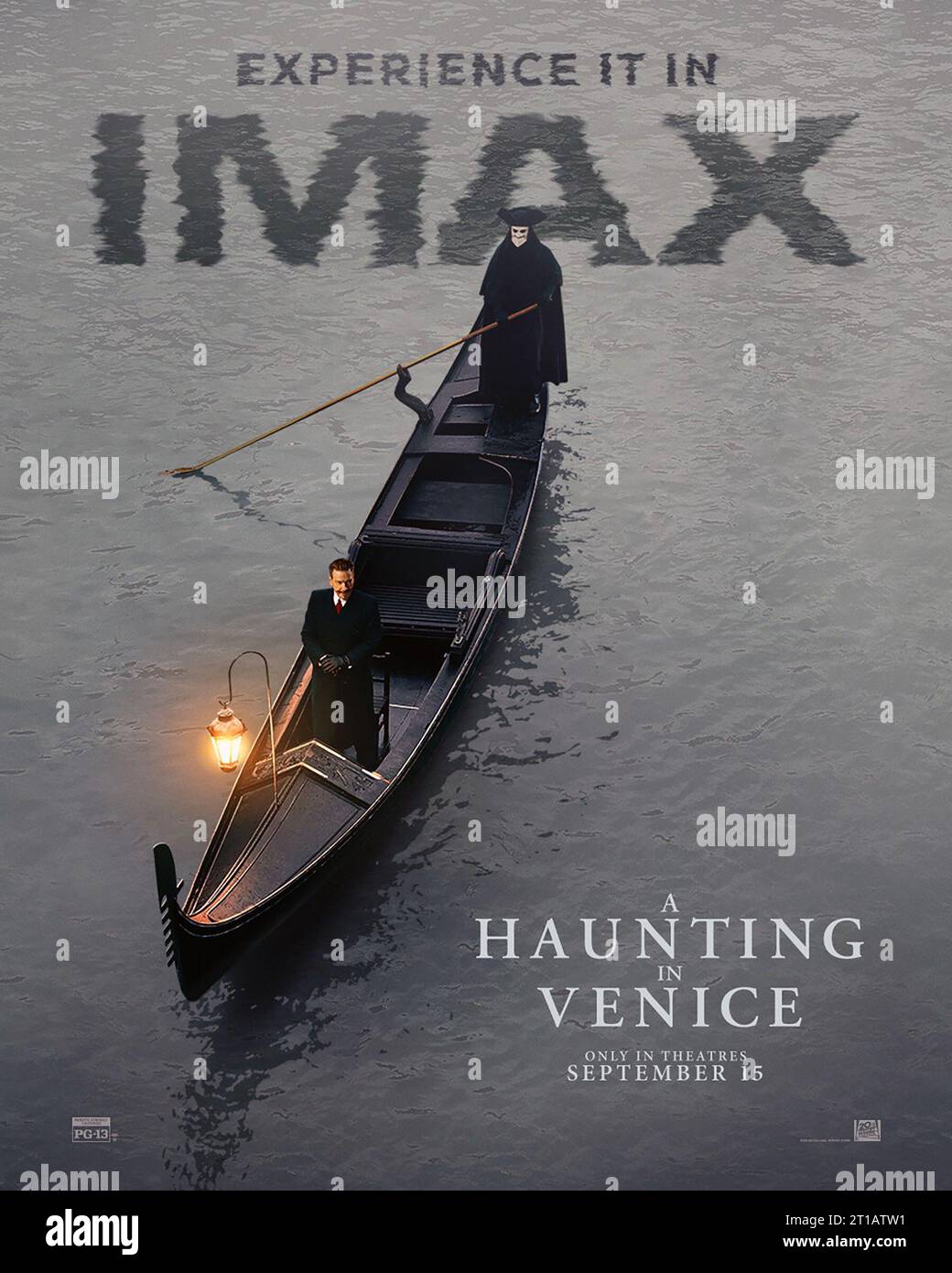 A HAUNTING IN VENICE, US IMAX poster, Kenneth Branagh as Hercule Poirot ...