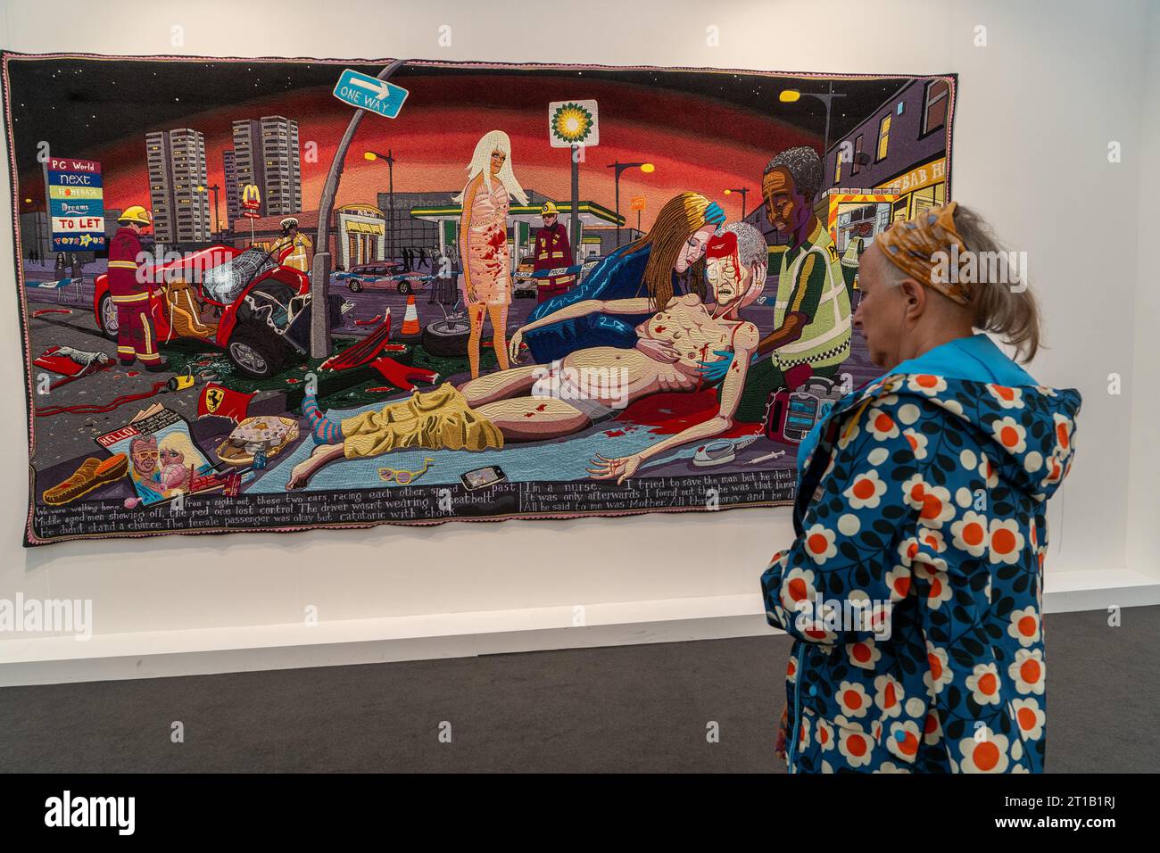 Visitors,collectors and galleries at Frieze and Frieze Masters 2023