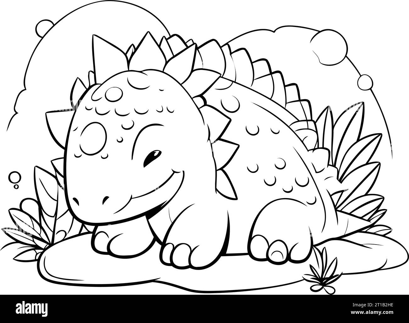 Illustration of a Cute Little Boy Wearing a Pilot Helmet Stock Vector