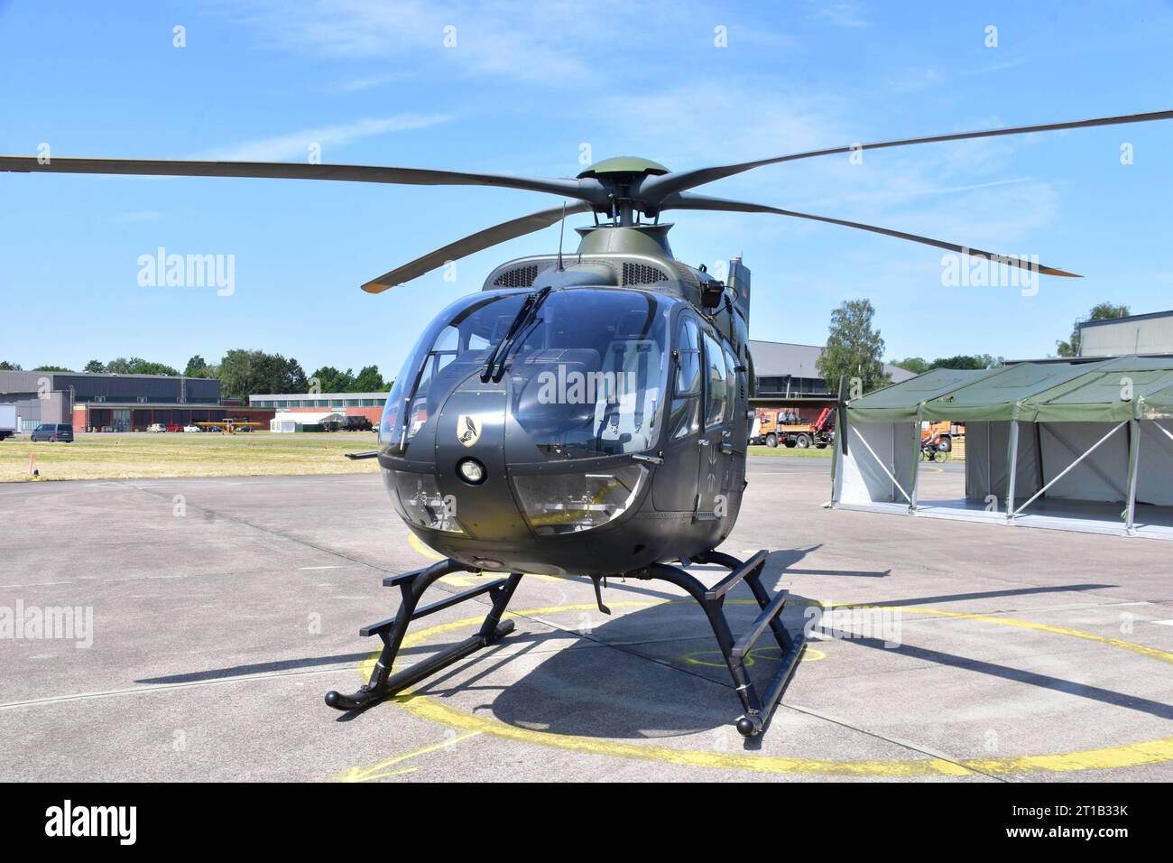 Schulungshubschrauber EC 135 beim Tag der Bundeswehr Der leichte, von