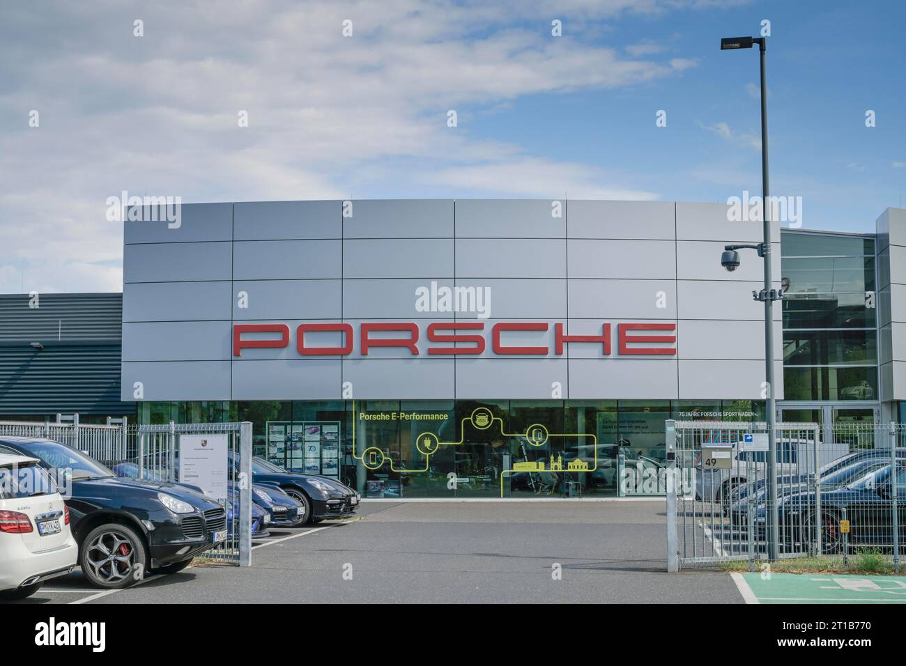 Porsche dealership, Europarc Dreilinden, Kleinmachnow, Brandenburg