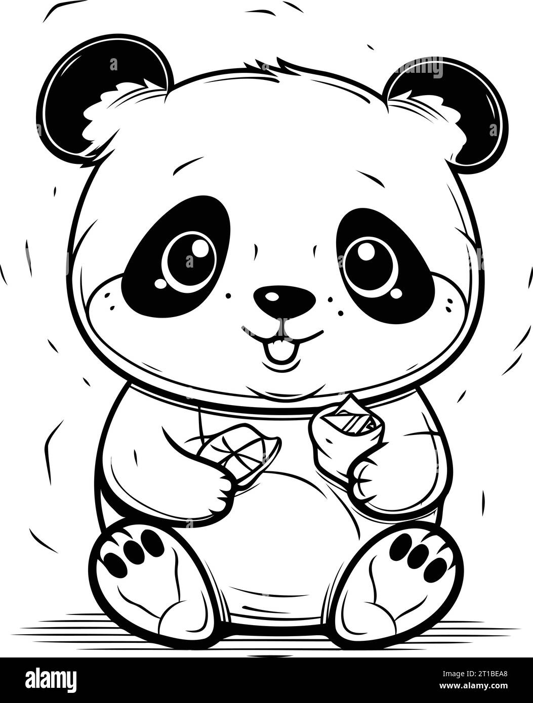 Anime Panda Coloring Pages