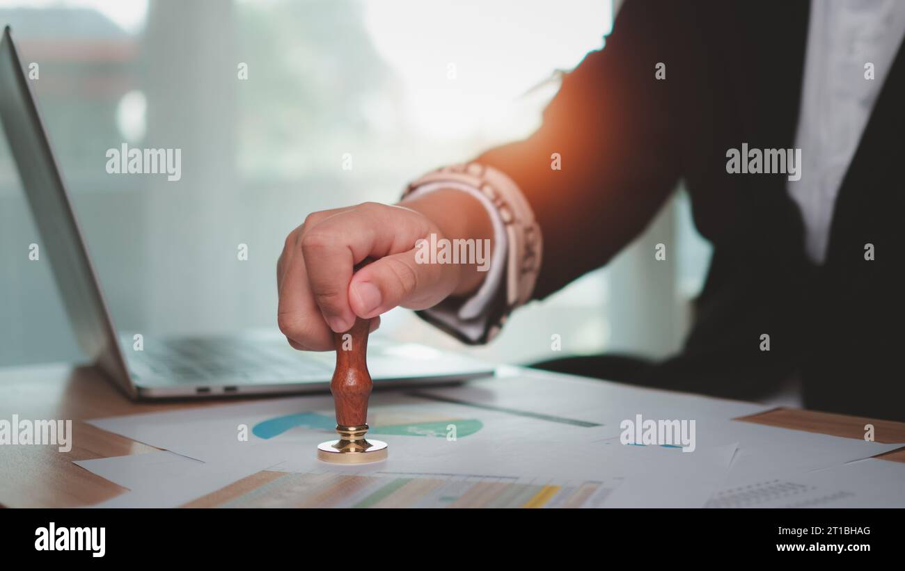 Approval stamp hi-res stock photography and images - Alamy