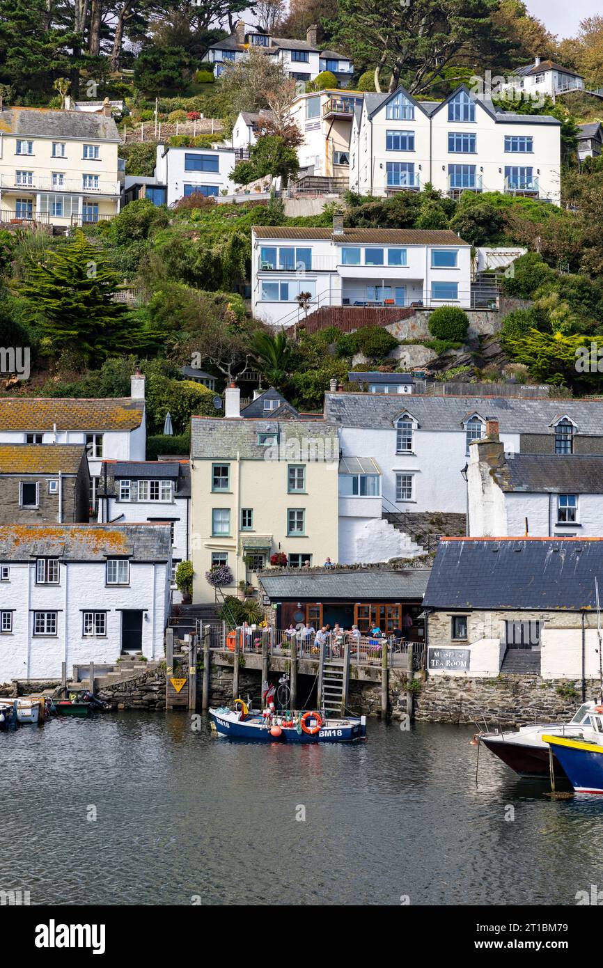 Sept 2023, Polperro fishing village and community on the Cornish coast ...