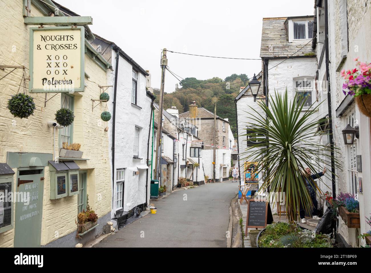 Sept 2023, Polperro fishing village and community on the Cornish coast ...