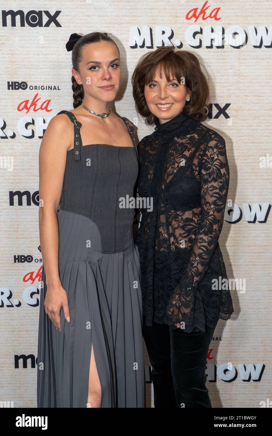 New York United States 12th Oct 2023 NEW YORK NEW YORK OCTOBER New York United States 12th Oct 2023 New York New York October 12 Arielle Friedman And Adriana Berenson Attend The Aka Mr Chow Film Premiere At The Museum Of Modern Art On October 12 2023 In New York City Credit Ron Adaralamy Live News 2T1BWGY 