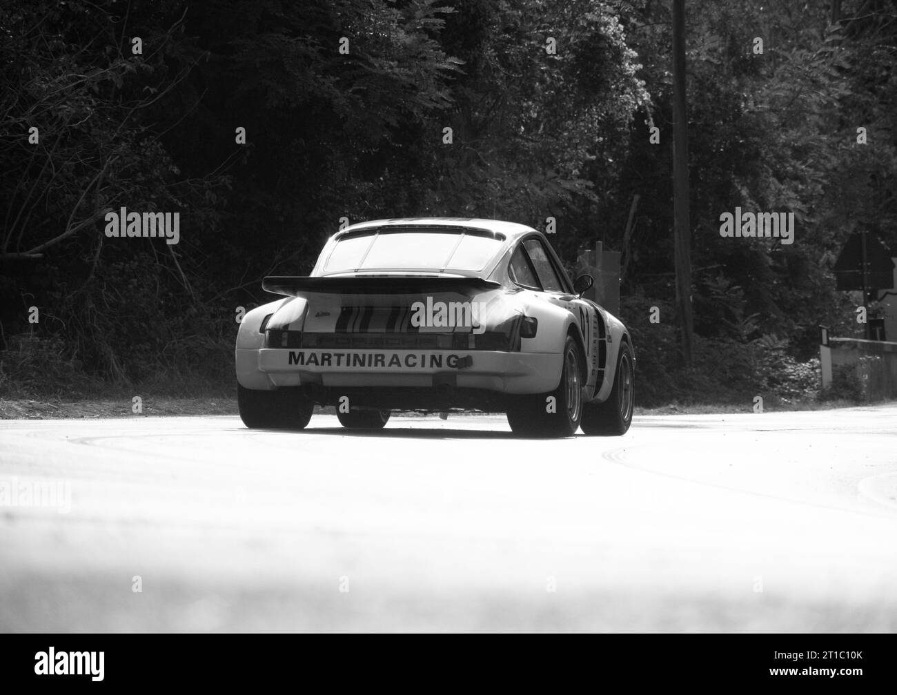 Pesaro , Italy - 06 oct 2023 : Porsche carrera sr edition, sprint race in san bartolo pesaro Stock Photo