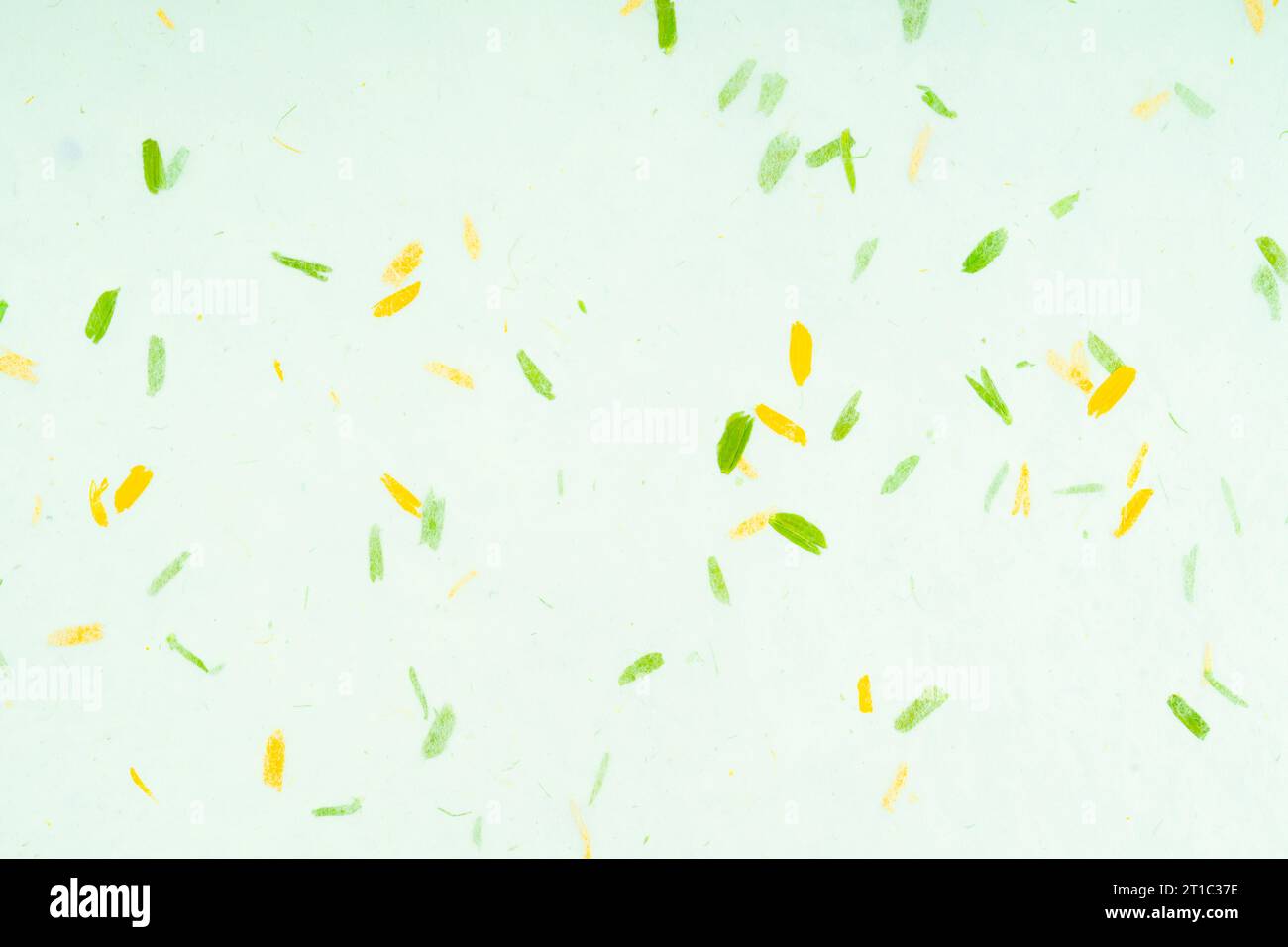 Handmade recycled paper from leaves background. Stock Photo