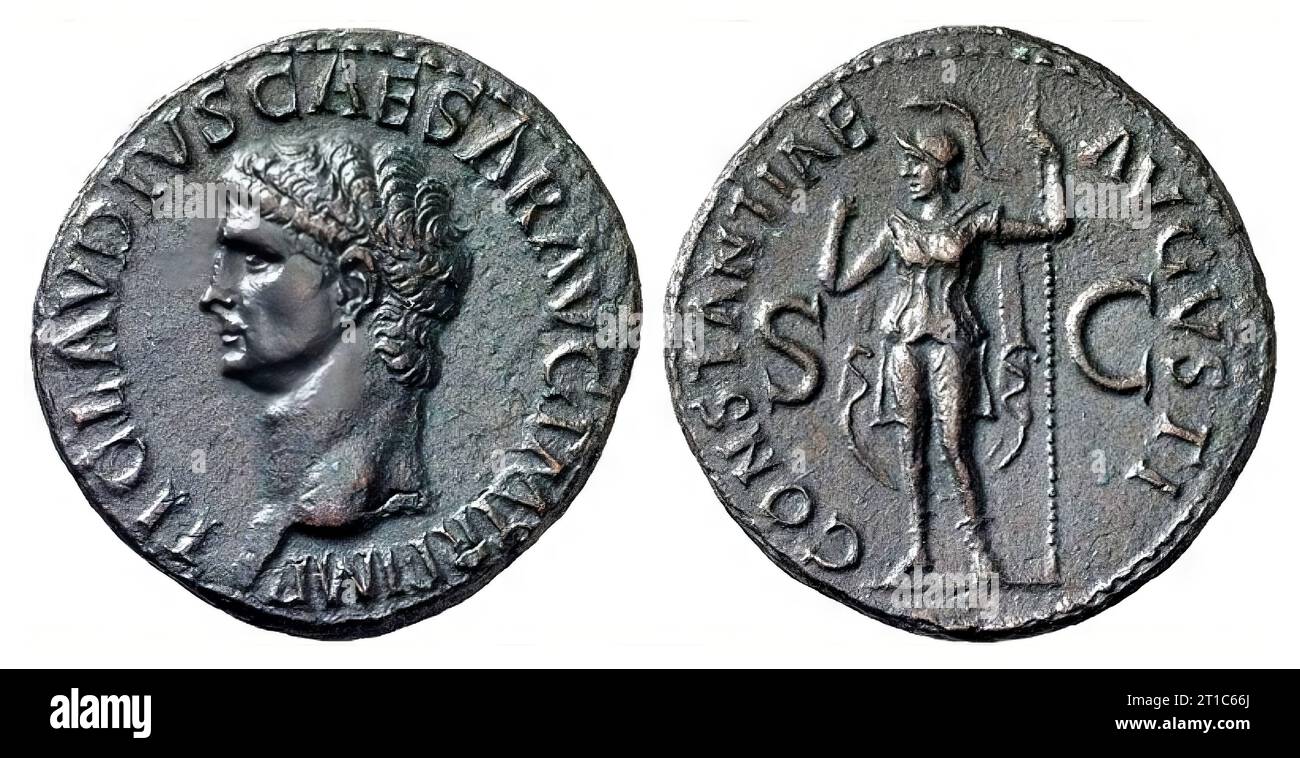 Coins In Rome Old roman coins Cut Out Stock Images & Pictures - Alamy